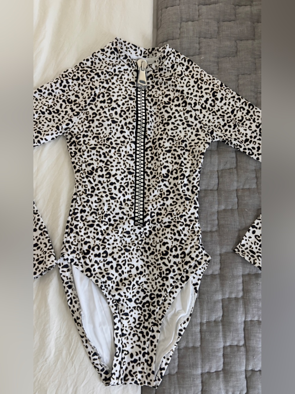 Margaux Sur Mer St Tropez Long One-Piece in Leopard Print - NEW - Picture 4 of 6